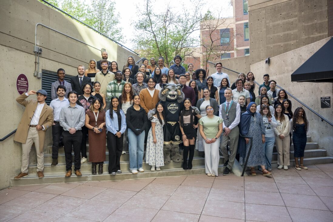CU Denver Milo Award winners and staff 