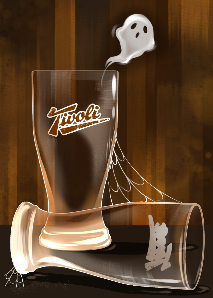 Illustration of Tivoli Lager pint glass