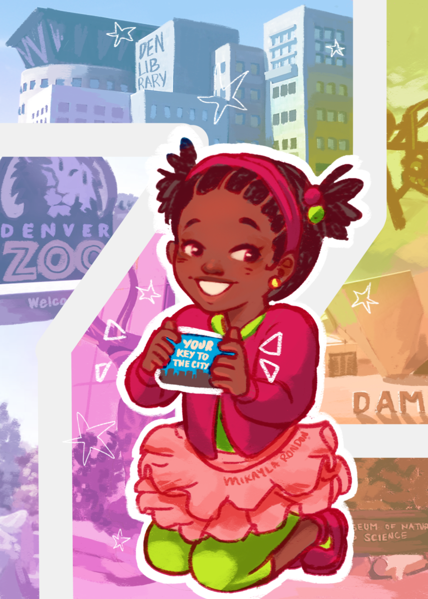 [Illustration] Child holding a MYDenver Card.